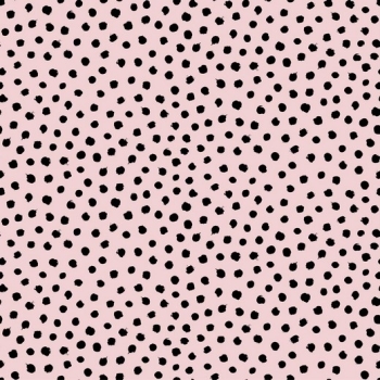 RESTSTÜCK 1m  Dots rosa  BIO Jersey