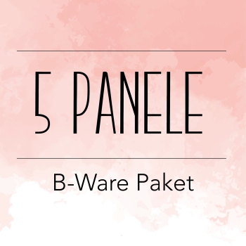 B Ware Panel Paket 5 Stück Stoffduo Eigenproduktion Mädchen