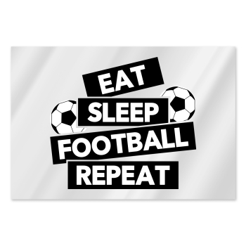 VORBESTELLUNG Bügelbild Dream Team Eat Sleep Football Repeat